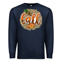 Navy Fall with Background Premium Sweatshirt - texasbilliewilder