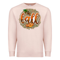 Pale Pink Fall with Background Premium Sweatshirt - texasbilliewilder