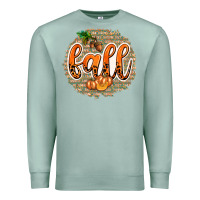 Seafoam Fall with Background Premium Sweatshirt - texasbilliewilder