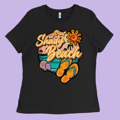 Dont Be A Shady Beach Ladies Tee Designed By Jahusdesignshop