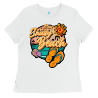White dont be a shady beach Ladies Tee - JahusDesignShop