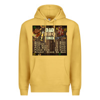 Antique Gold dad bbq timer Premium Hoodie - TumblerDesignByShophia