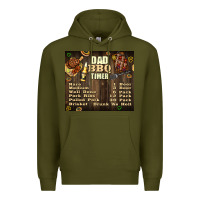 Army Green dad bbq timer Premium Hoodie - TumblerDesignByShophia