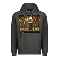 Charcoal Heather dad bbq timer Premium Hoodie - TumblerDesignByShophia