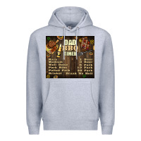 Heather Grey dad bbq timer Premium Hoodie - TumblerDesignByShophia