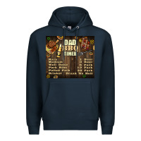 Navy dad bbq timer Premium Hoodie - TumblerDesignByShophia