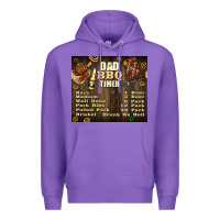 Purple dad bbq timer Premium Hoodie - TumblerDesignByShophia