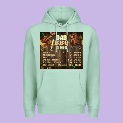 Dad Bbq Timer Premium Hoodie Designed By Tumblerdesignbyshophia