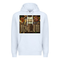 White dad bbq timer Premium Hoodie - TumblerDesignByShophia