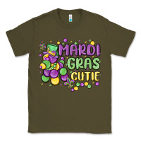 Army Green mardi gras cutie Classic Tee - MaliasSmallBusiness