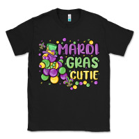 Black mardi gras cutie Classic Tee - MaliasSmallBusiness