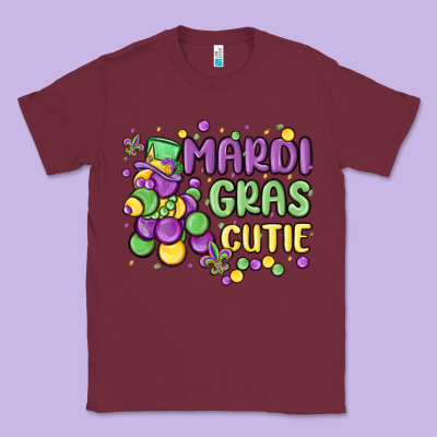 Mardi Gras Cutie Classic Tee Designed By Maliassmallbusiness