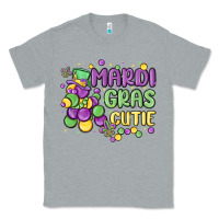 Heather Grey mardi gras cutie Classic Tee - MaliasSmallBusiness