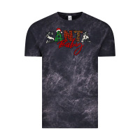 Cloud Black Santa baby Vintage Tee - BarkalooDesign