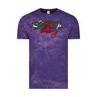 Cloud Purple Santa baby Vintage Tee - BarkalooDesign