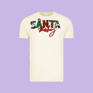 Santa Baby Vintage Tee Designed By Barkaloodesign