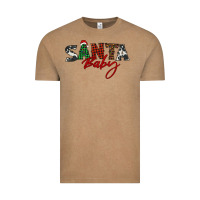 Vintage Coffee Santa baby Vintage Tee - BarkalooDesign