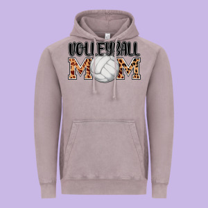 Volleyball Mom Vintage Hoodie Designed By Adodesignshop
