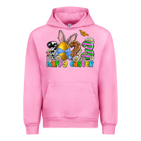 Fuchsia Pink Easter Day 2023 Happy Easter Urban Hoodie - OliviaCreatesArt
