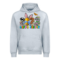 Heather Grey Easter Day 2023 Happy Easter Urban Hoodie - OliviaCreatesArt