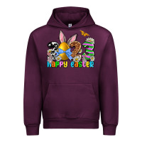 Mauve Wine Easter Day 2023 Happy Easter Urban Hoodie - OliviaCreatesArt