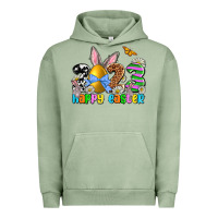 Pigment Oil Green Easter Day 2023 Happy Easter Urban Hoodie - OliviaCreatesArt