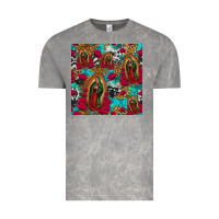 Cloud Rock lady of guadalupe western seamless Vintage Tee - Jasminsmagicworld