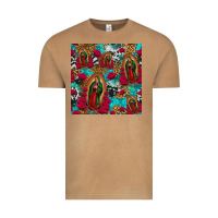 Vintage Camel lady of guadalupe western seamless Vintage Tee - Jasminsmagicworld