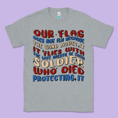 Our Flag Classic Tee Designed By Maliassmallbusiness