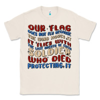 Natural our flag Classic Tee - MaliasSmallBusiness