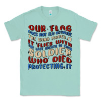 Seafoam our flag Classic Tee - MaliasSmallBusiness
