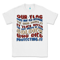 White our flag Classic Tee - MaliasSmallBusiness