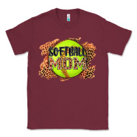 Burgundy softball mom Classic Tee - AdoDesignShop