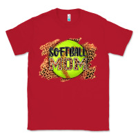 Red softball mom Classic Tee - AdoDesignShop