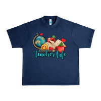 Navy teacher life Urban Heavy Tee - AdoDesignShop