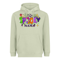 Matcha Halloween Spooky Mama Heavyweight Hoodie - texasbilliewilder