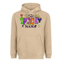 Mushroom Halloween Spooky Mama Heavyweight Hoodie - texasbilliewilder