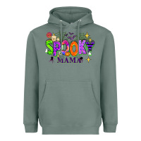 Sage Halloween Spooky Mama Heavyweight Hoodie - texasbilliewilder
