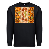 Black Fall Pumpkin Junkie Premium Sweatshirt - texasbilliewilder