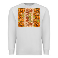 Dove Grey Fall Pumpkin Junkie Premium Sweatshirt - texasbilliewilder