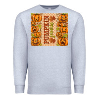 Heather Grey Fall Pumpkin Junkie Premium Sweatshirt - texasbilliewilder