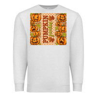 Oatmeal Heather Fall Pumpkin Junkie Premium Sweatshirt - texasbilliewilder