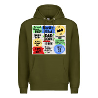 Army Green dad joke loading Premium Hoodie - TumblerDesignByShophia