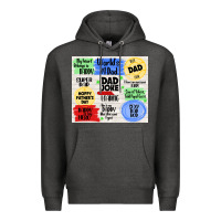 Charcoal Heather dad joke loading Premium Hoodie - TumblerDesignByShophia
