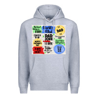 Heather Grey dad joke loading Premium Hoodie - TumblerDesignByShophia