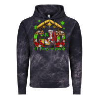 Cloud Black with god all things are possible santa baby jesus Vintage Hoodie - Jasminsmagicworld