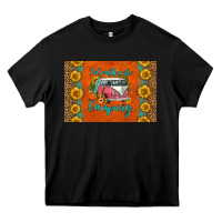 Black i'd rather be camping skinny metal can holder Heavy Core Tee - HRA Design Shop