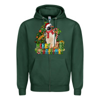Sports Green Merry Christmas Penguin Zipper Hoodie - LillyAllenDesigns