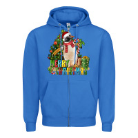 True Royal Merry Christmas Penguin Zipper Hoodie - LillyAllenDesigns
