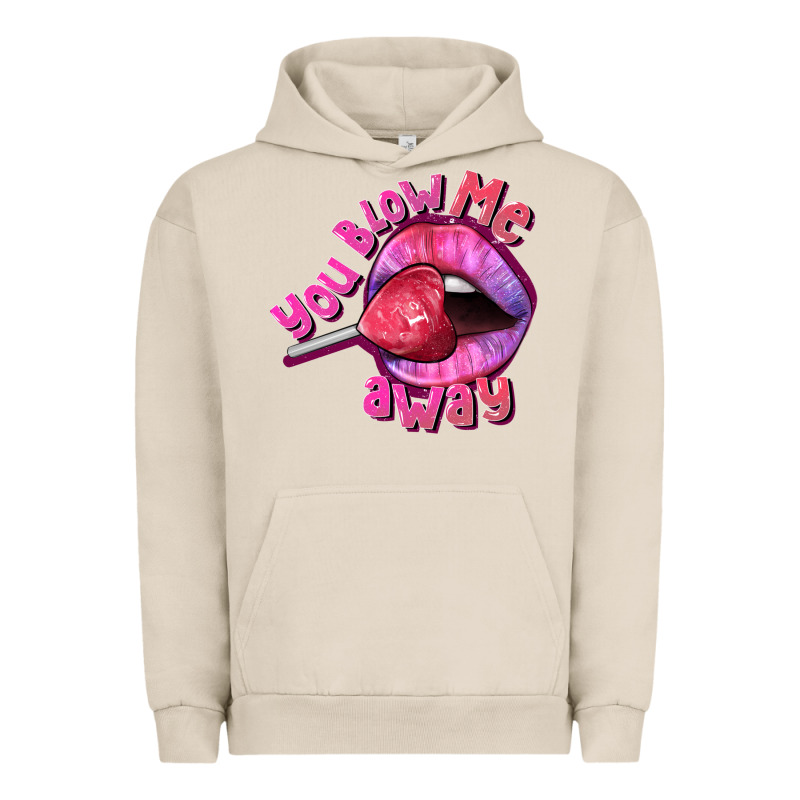 You Blow Me Away Valentine's Day Urban Hoodie by FaDigitalArtStudio | Teevron